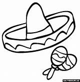 Sombrero Maracas Templates N4 Sombreros Charro Sheets Inspiredbyfamilymag Clipartmag Pintar sketch template