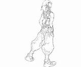 Riku Coloring sketch template