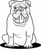 Bulldog Coloring Pages Printable English Georgia Bulldogs Clipart American Kids Puppy Color Print Getcolorings Funny Dog Getdrawings Pag Drawing Colorings sketch template