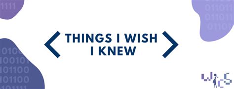 “things i wish i knew” as a computer science or related major women