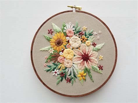 embroidery pattern floral