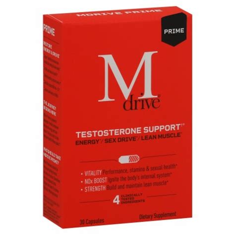 Mdrive® Prime Testosterone Support Capsules 30 Ct Kroger
