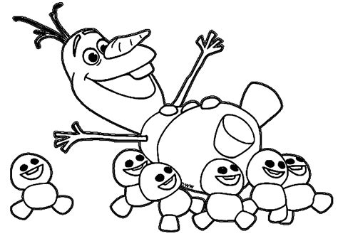 olaf coloring page coloring home