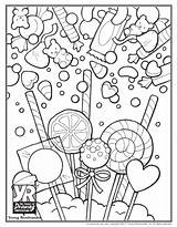 Sweets Candies Rembrandts Getcolorings Lollipop Malvorlagen Erwachsene Lovesmag sketch template