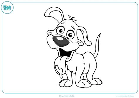 dibujos de perros  colorear  lapiz  faciles perro colorear images