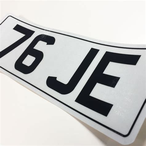 stick  number plates  shipping pro plates