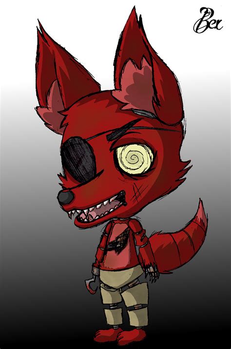 Foxy Five Nights At Freddy S By Oneangryginger On Deviantart