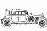 Coloring Pages Car Model Kids Classic Antique Memorable Inspiring Print Rolls Royce Color Size Co2 Dragster Ghost Silver Netart Template sketch template