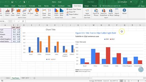 introduction   excel chart styles add  youtube