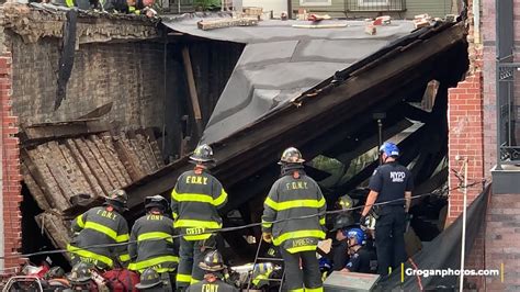 fdny rescues   brooklyn building collapse youtube