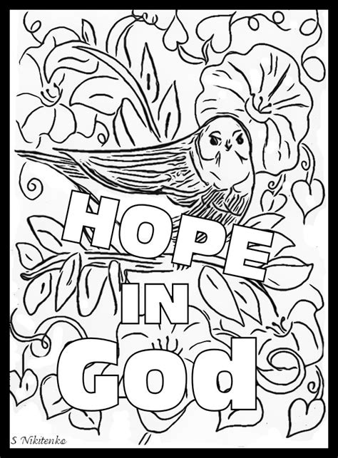 childrens gems   treasure box hope  god coloring page