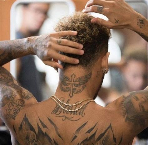neymar jr  neck tattoo   neck tattoo celebrity tattoos