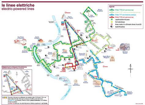 rome electric bus map map  rome electric bus lazio italy