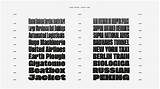 Tusker Grotesk Typeface sketch template