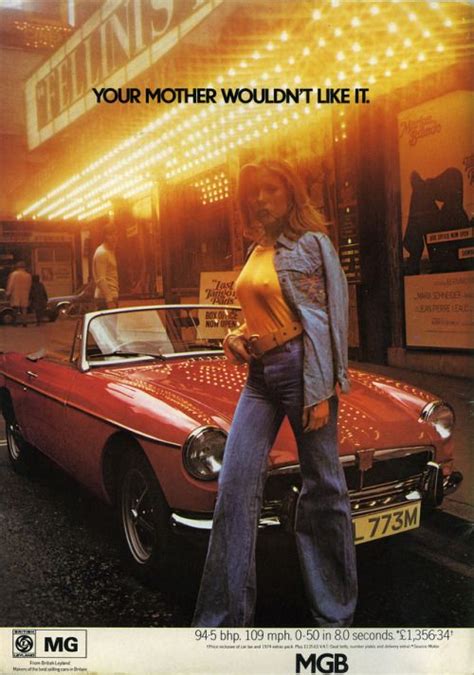 Advertisingpics Your Mother Wouldn’t Like It Mg Mgb Car Print Ads