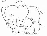 Elephant Spraying Drawing Water Getdrawings sketch template