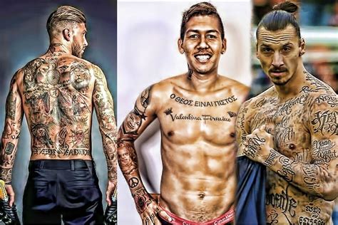 ink   overwhy  footballers    tattoos daily
