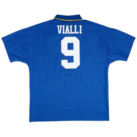 1995 97 Chelsea Home Shirt Vialli 9 8 10 Xl