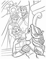 Rapunzel Coloring Pages Tangled Coloriage Baby Maximus Printable Raiponce King Queen Colouring Kids Imprimer Gothel Mother Parents Looks Bestcoloringpagesforkids Print sketch template