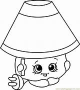 Lamp Coloring Shopkins Pages Lana Birthday Kids Coloringpages101 Betty Color Popular sketch template