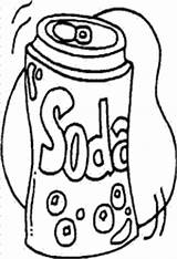 Soda Coloring Pages Pepsi Results sketch template