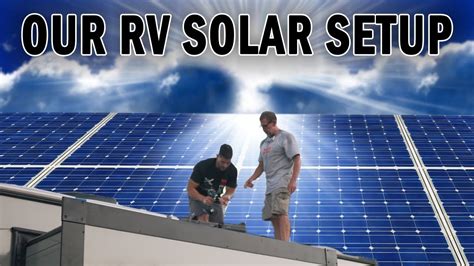 rv solar setup  wiring diagram solar components listed youtube