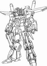 Gundam Coloring Pages Wing Lineart Zz Choose Board Sentinel Illustrations sketch template
