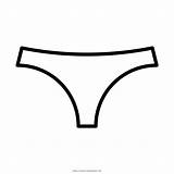 Cuecas Colorir Underpants Undergarments Iconfinder Imprimir sketch template