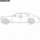 Royce Phantom Drawcarz Countach Lamborghini Sedans sketch template