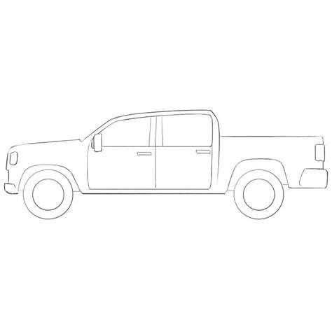 draw  simple truck