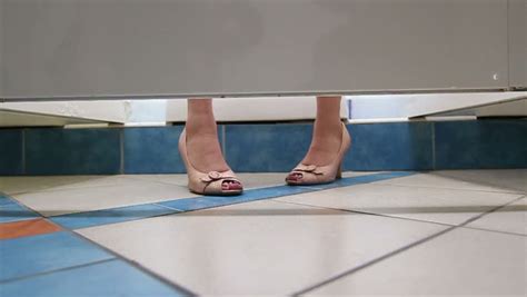 female feet in the bathroom stock footage video 100 royalty free