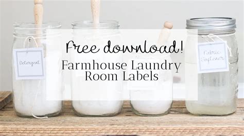 laundry room makeover  printable laundry labels