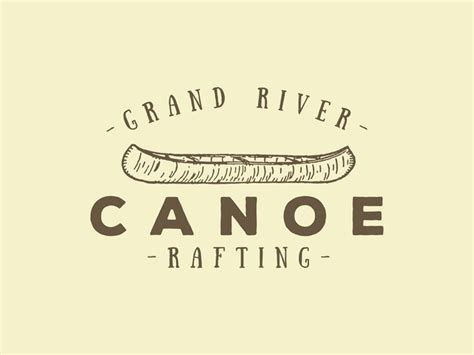 canoe logo canoe adventure logo logo