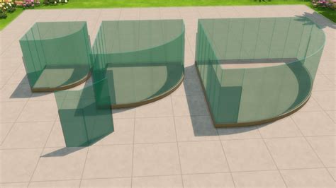 blue glass fence glass fence sims  sims