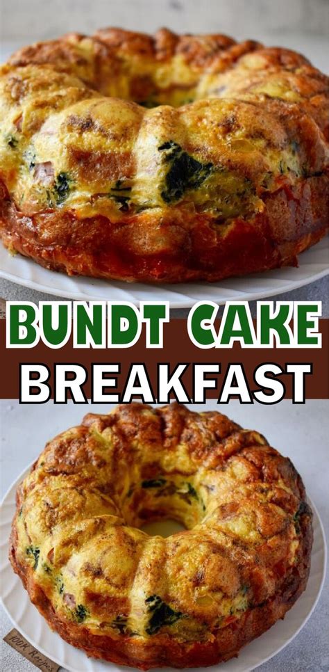 bundt cake breakfast   breakfast tailgate food bundt recipes
