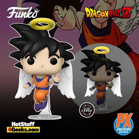 2023 New Dbz Goku With Wings Funko Pop With Glow Chase Px