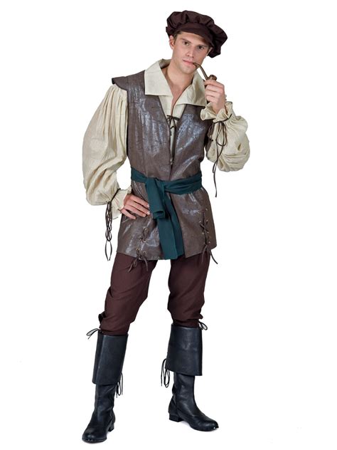 medieval peasant mens costume renn faire ren fair walmartcom