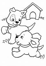 Coloring Puppy Dog Playing Printable Pups Puppies Sheet Emoji Getcolorings Visit Choose Popular Momjunction sketch template