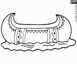 Canoe Indians sketch template