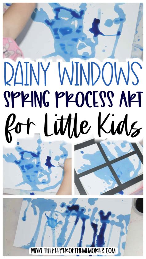 rainy windows spring process art  keeper   memories