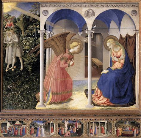 annunciation fra angelico wikiartorg encyclopedia  visual arts