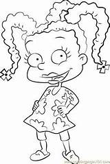 Coloring Pages Rugrats Cartoon Drawings Easy Cute Susie Carmichael Family Kids Printable Books Doodle Choose Board sketch template