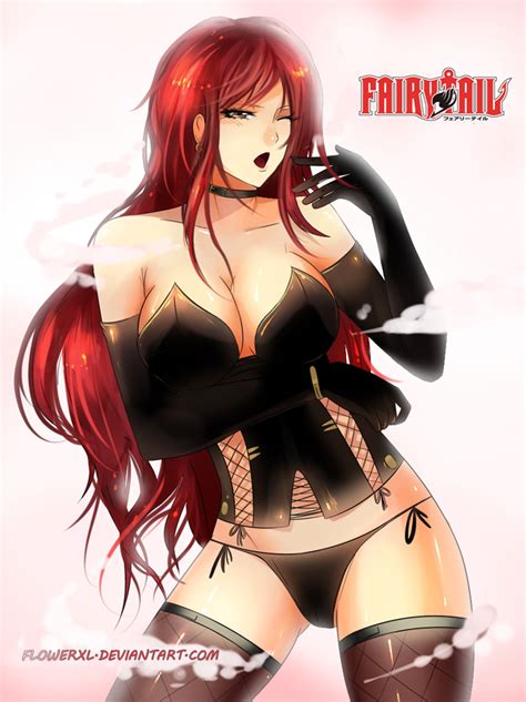 sexy erza scarlet sexy hot anime and characters fan art 38468439 fanpop