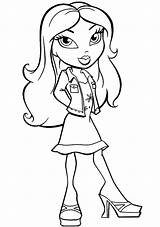 Bratz Kolorowanki Druku Yasmin Kolorowanka Malowanki Dziewczynek Wydruku Bajki sketch template