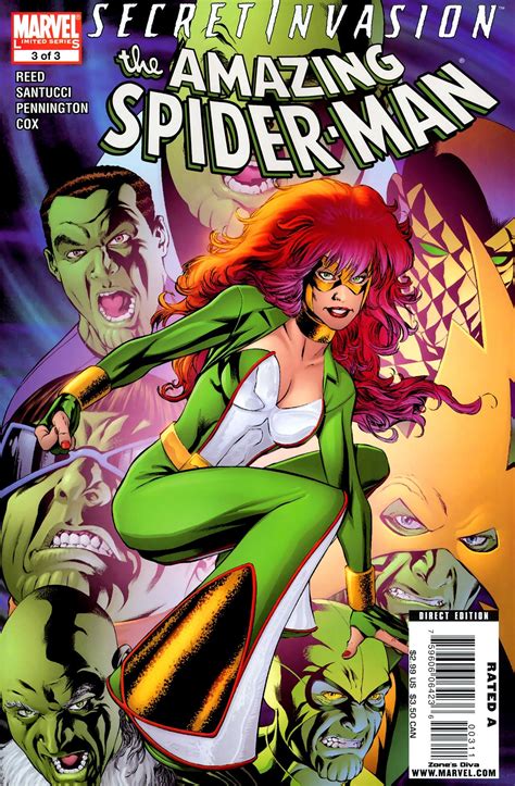 Secret Invasion The Amazing Spider Man Vol 1 3 Marvel