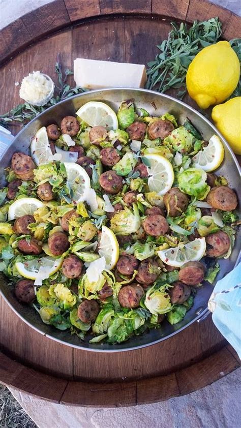 italian sausage and shaved brussel sprouts recipe clean recipes shaved brussel sprouts