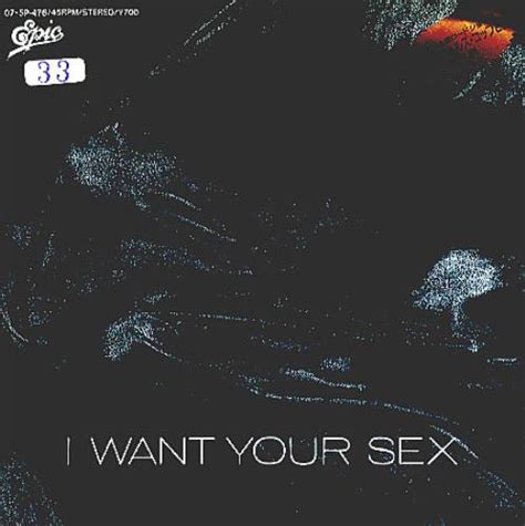 George Michael I Want Your Sex Japanese Promo 7 Vinyl