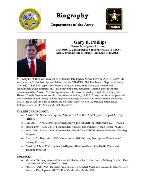 army promotion board bio army military