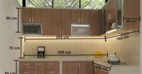 ukuran kitchen set  pilihan model layoutnya  rumah minimalis