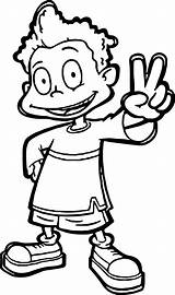Rugrats Dil Tommy sketch template